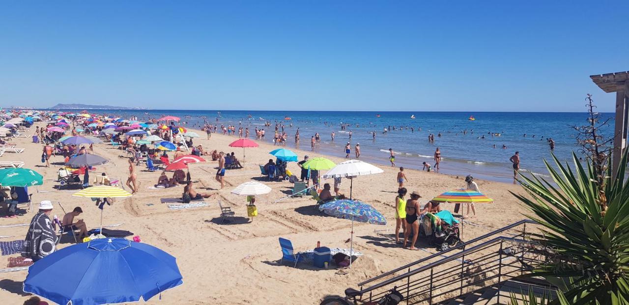 Apartmento De 3 Habitaciones Con Vistas Al Mar Playa de Gandia Kültér fotó