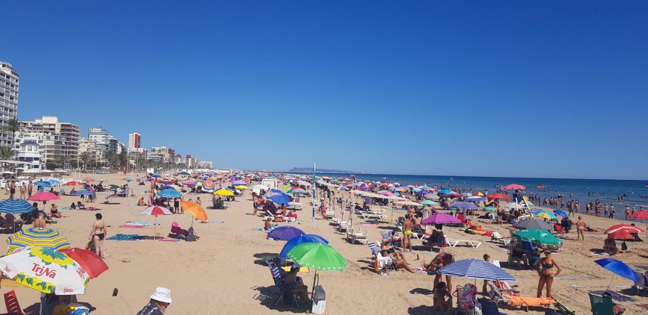 Apartmento De 3 Habitaciones Con Vistas Al Mar Playa de Gandia Kültér fotó